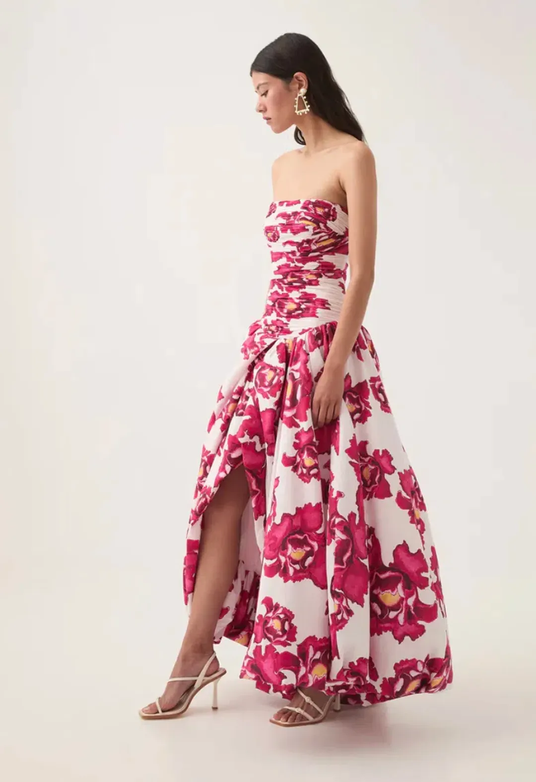 Aje Behold Maxi Dress Boldly Blooming Size 6 for rent on The Volte - main image