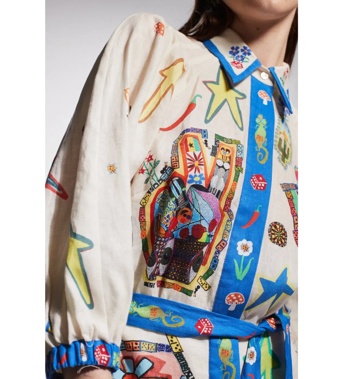 Alemais Players Mini Dress Multi Print Size AU 12 - Image 3