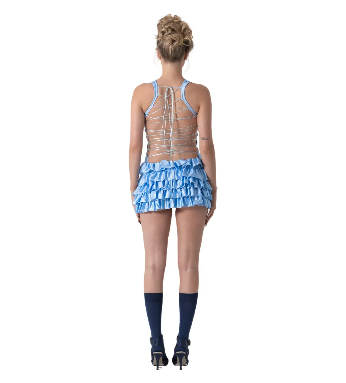 Bye Bambi Madison Mini Dress Blue Size S / AU 8 - Image 3