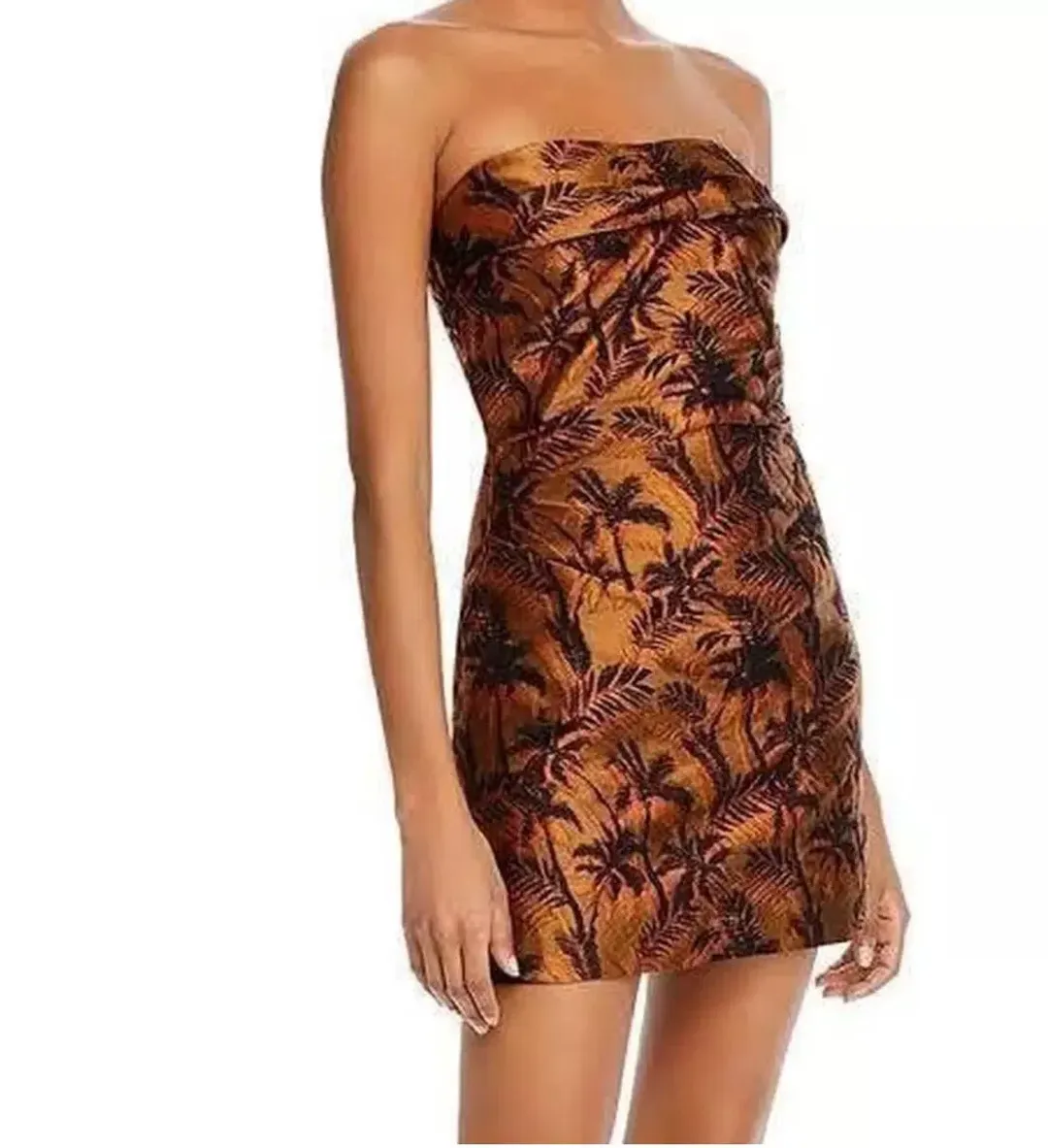 Bec & Bridge Far Out Mini Dress Print Size 6 for rent on The Volte - main image