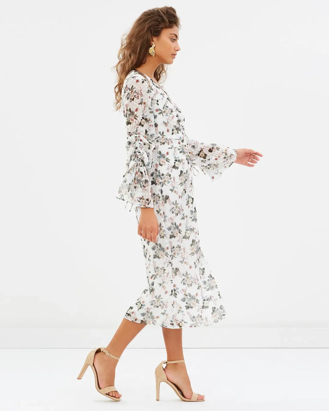 TALULAH Reminisce Midi Dress Size AU 10  for rent on The Volte - main image