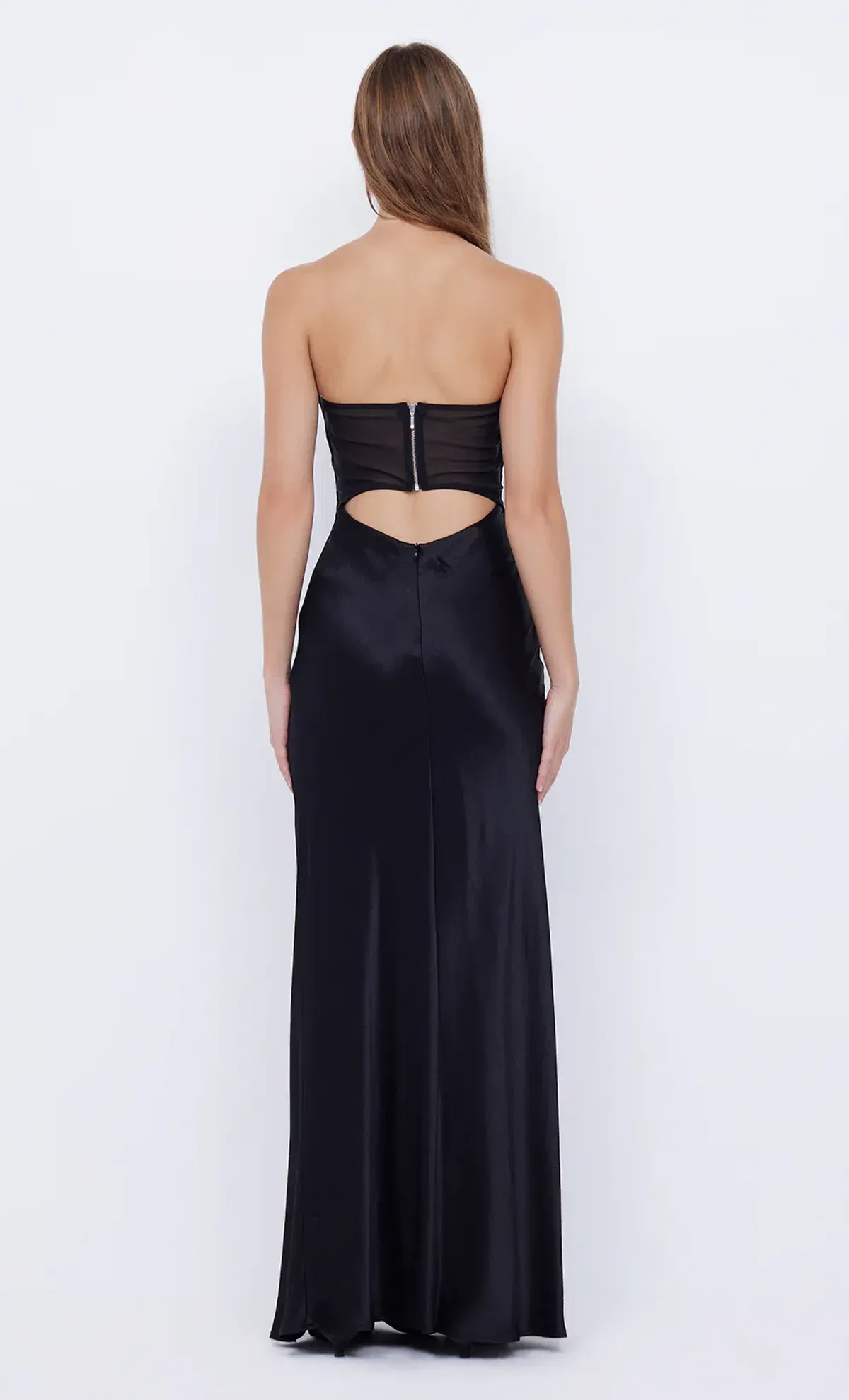 Bec & Bridge Halle Maxi Strapless Black Size AU 10 - Image 3