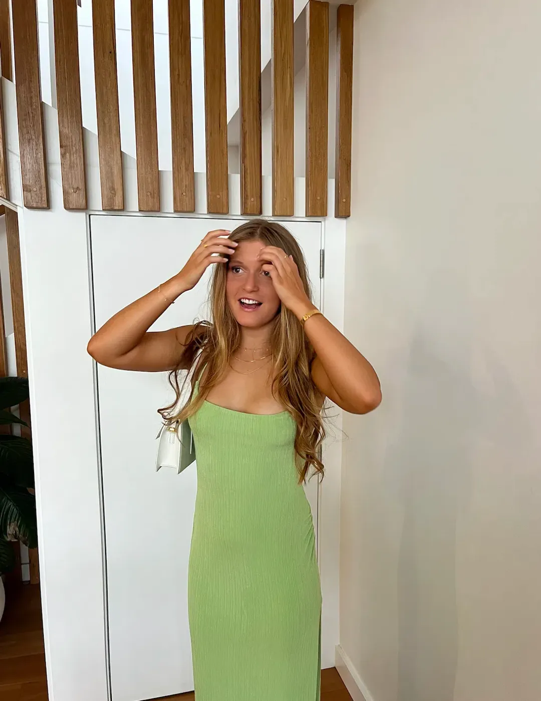 Rumer The Label Equinox Maxi Dress Green Size M / AU 10 for rent on The Volte - main image