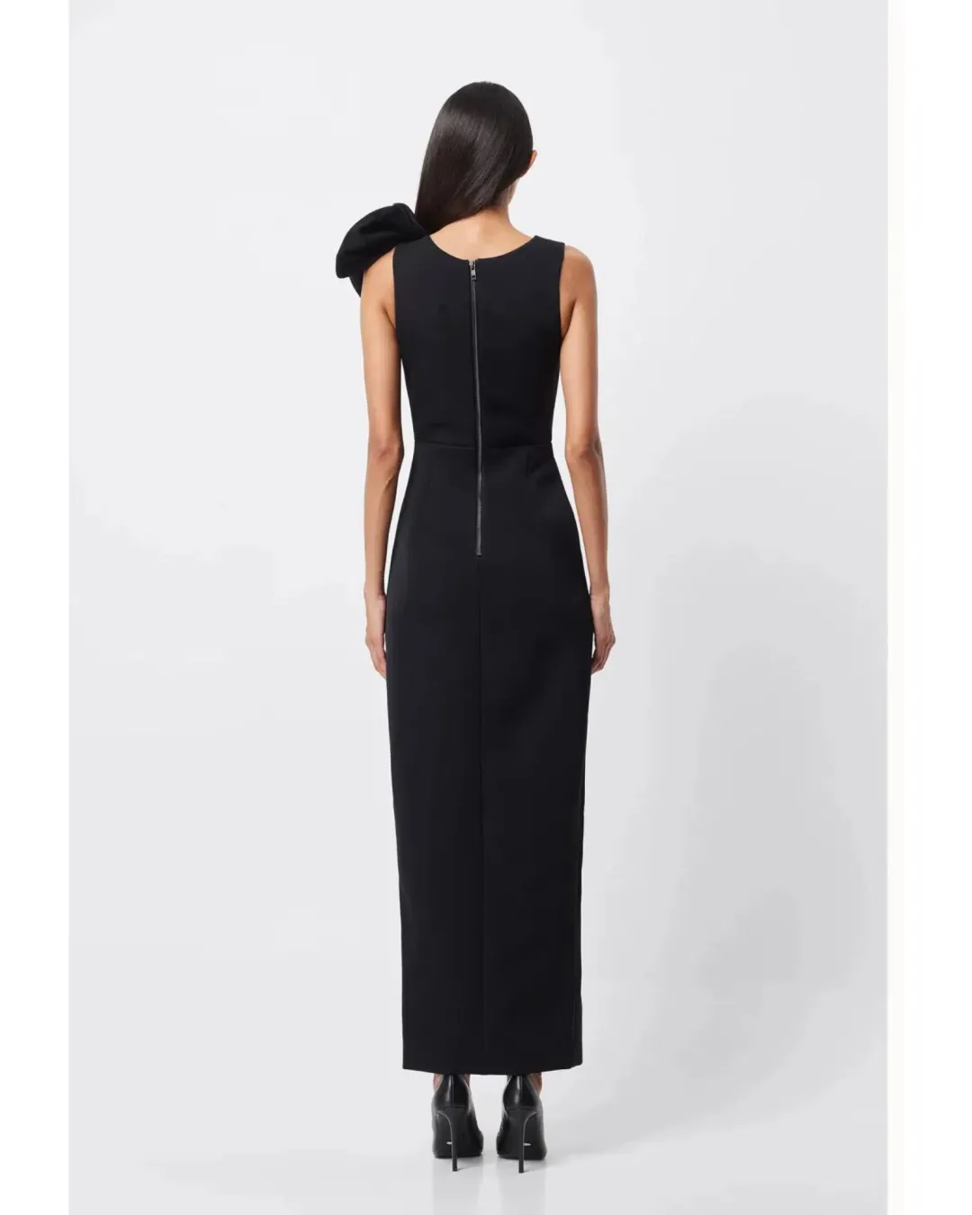 Mossman Infatuation Maxi Dress Black Size AU 6 for rent on The Volte - main image