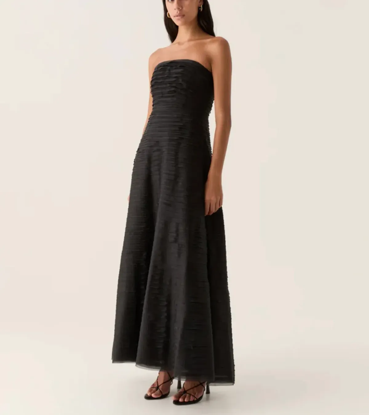 AJE SOUNDSCAPE MAXI DRESS BLACK SIZE 8 - Image 3