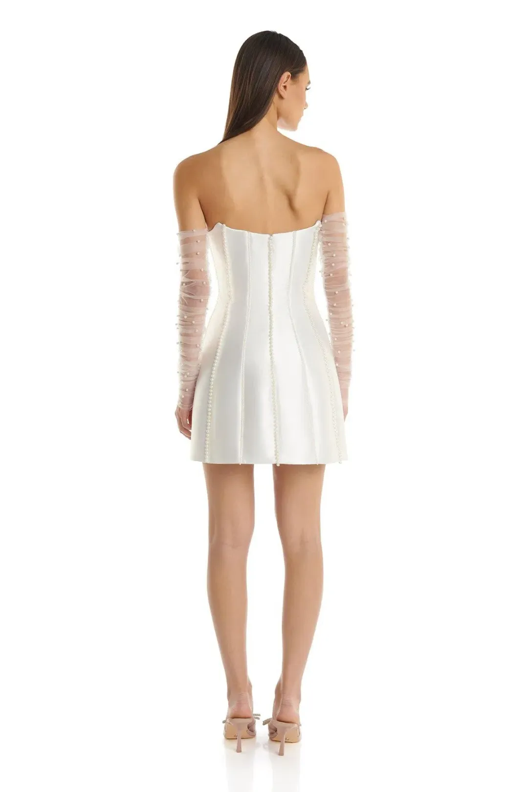 Eliya The Label Kayla Mini Dress White Size S / AU 8 for rent on The Volte - main image