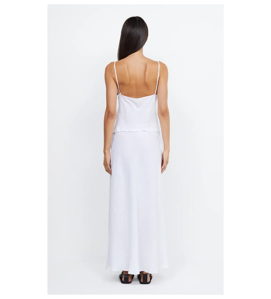 Bec & Bridge Jayden Wrap Maxi Dress White Size AU 6 for rent on The Volte - main image