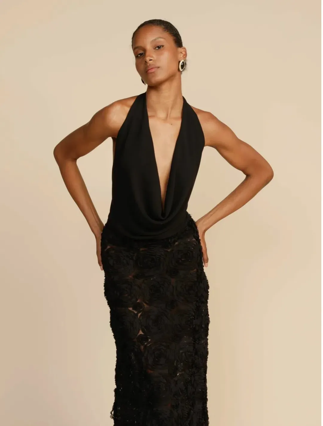 Arcina Ori Adriana Dress in Black Size AU 6 for rent on The Volte - main image