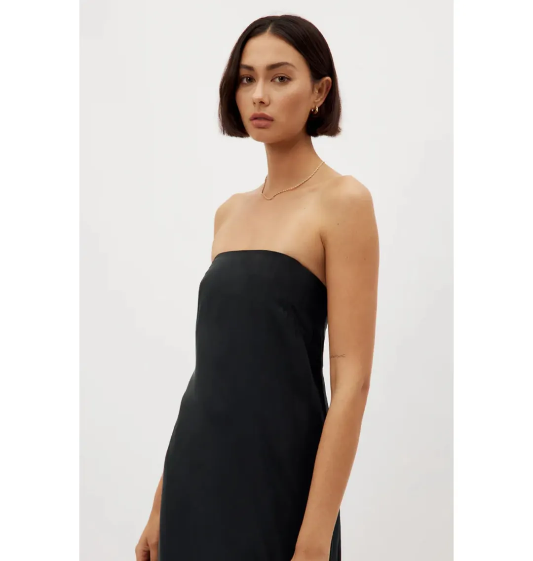 Ginger & Smart Cursive Gown Black Size AU 14 for rent on The Volte - main image