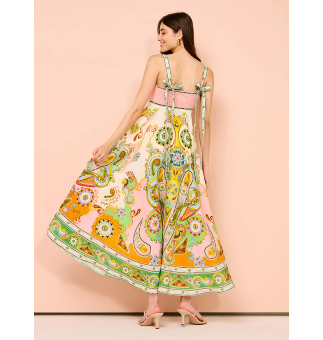 Alemais Pinball Sundress Multi Size AU 8 for rent on The Volte - main image