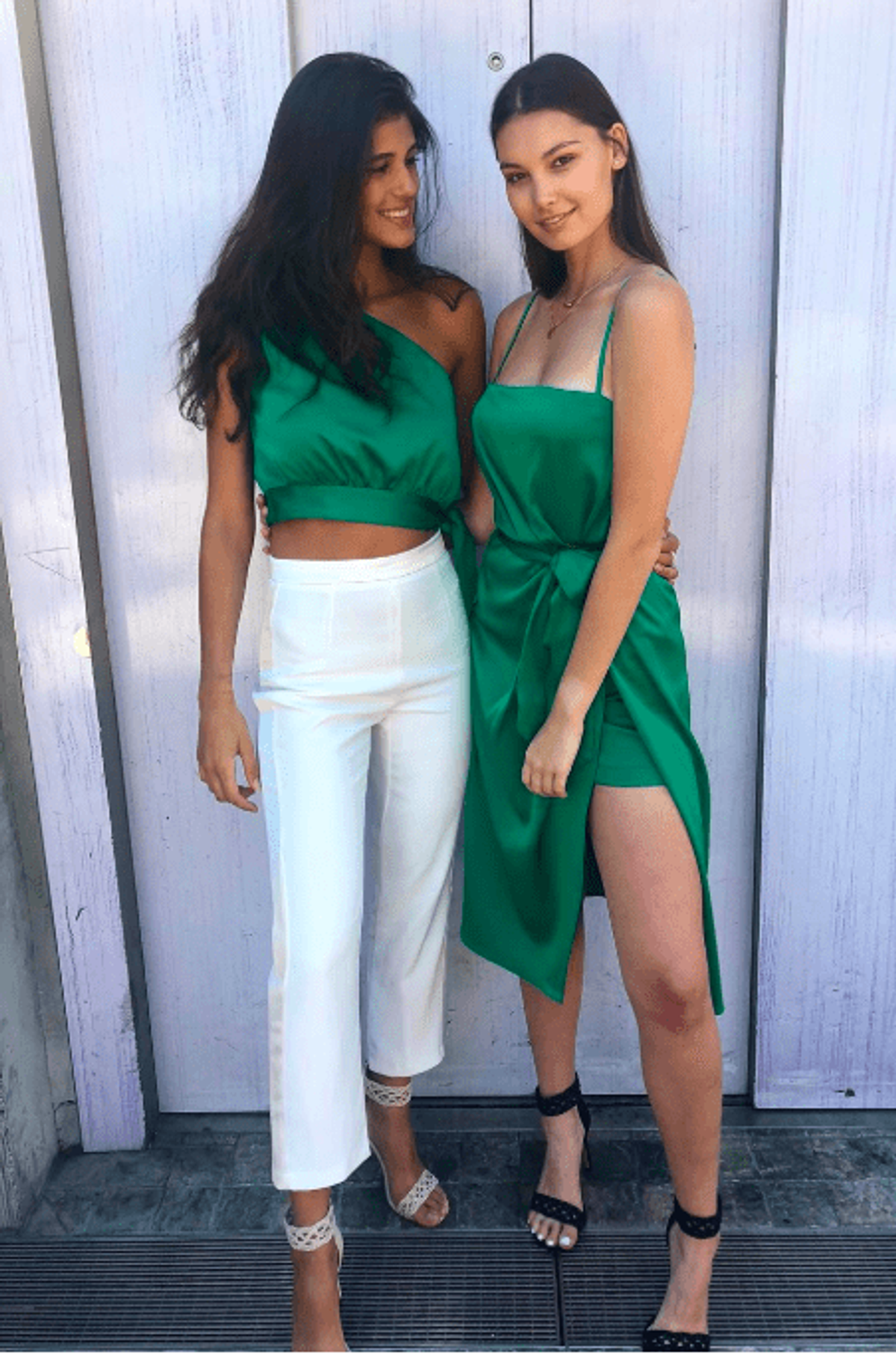 Kookai Toni Green Dress Size 10 - Image 3