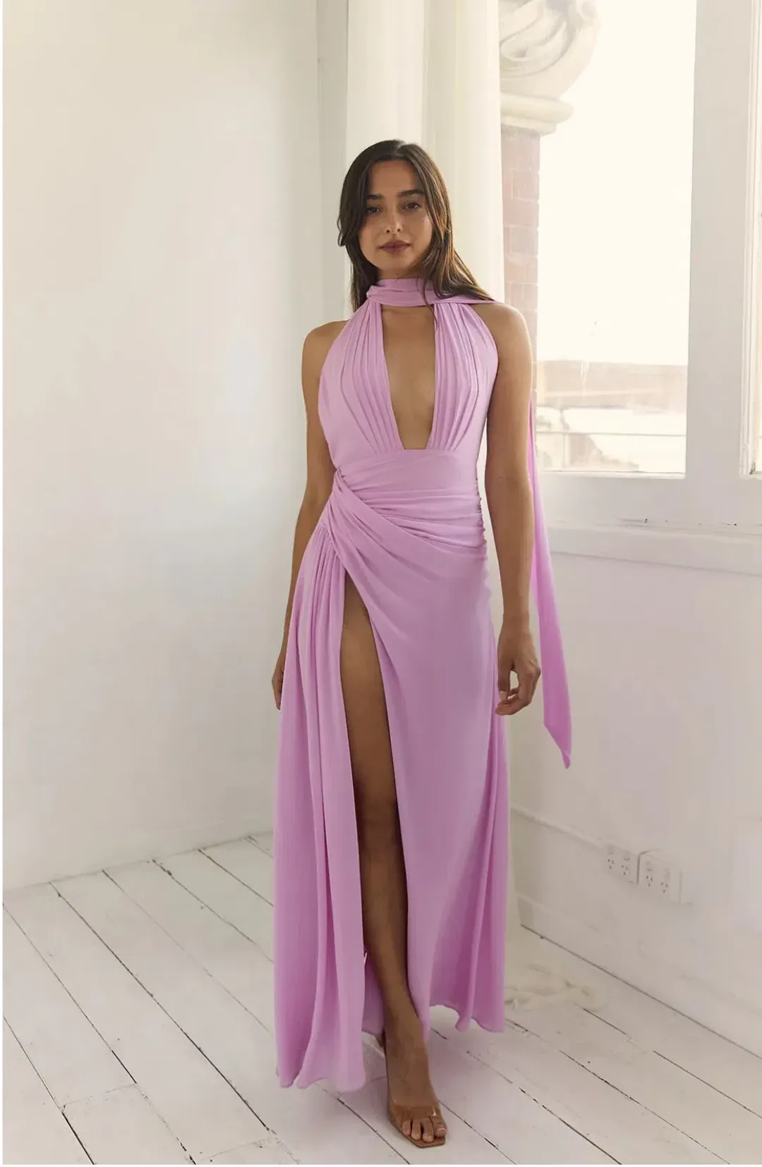 Calia Collection Antonia Dress Pink Size 14  for rent on The Volte - main image