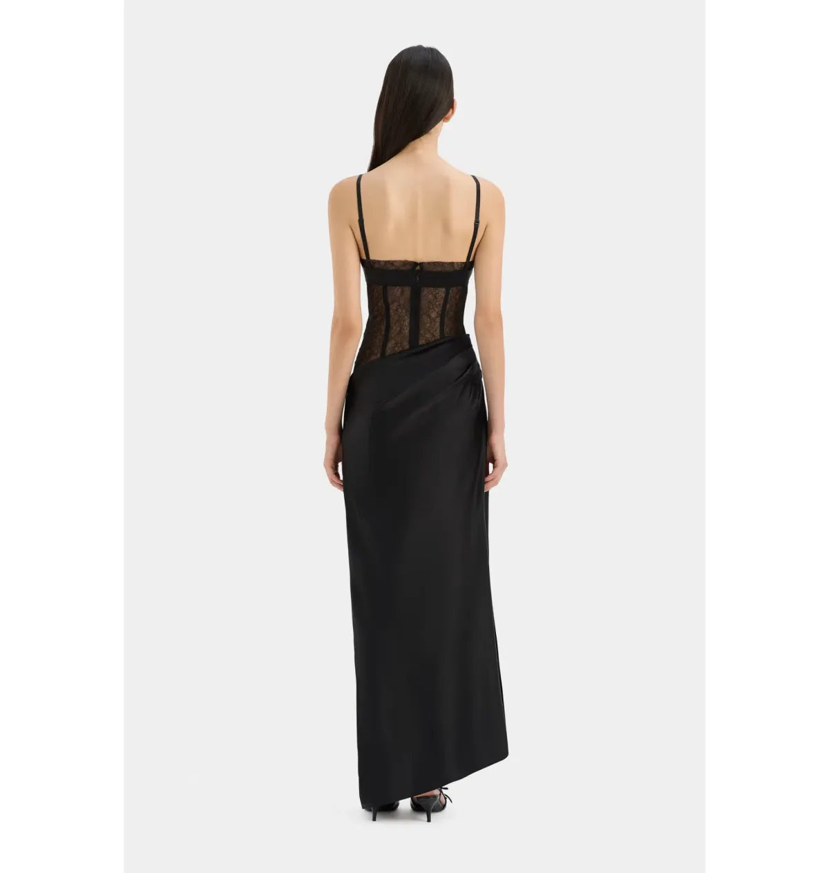 Sir the Label Dunya Draped Gown Black Size AU 10 - Image 3