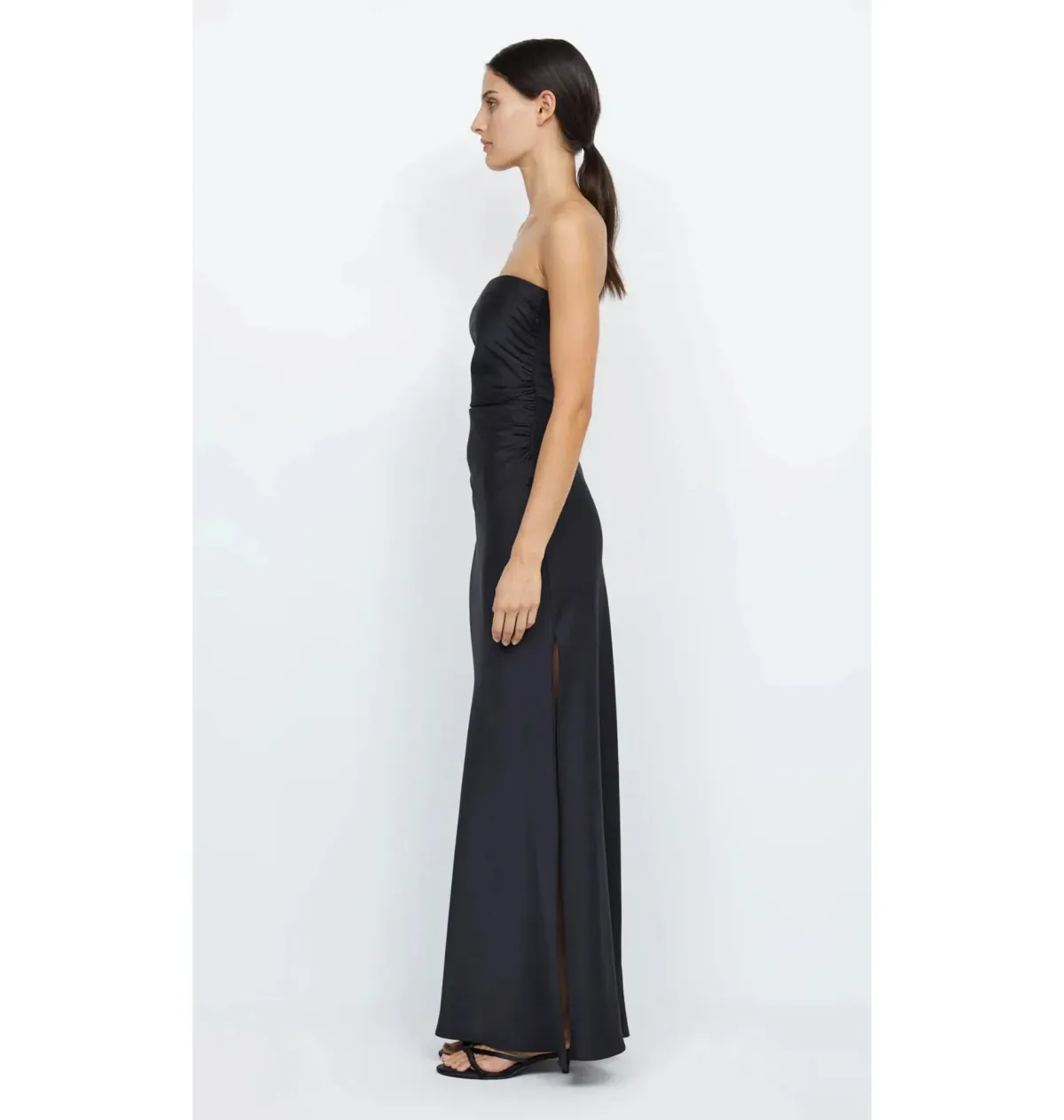 Bec & Bridge Eternity Strapless Maxi Dress Black Size AU 8 - Image 3