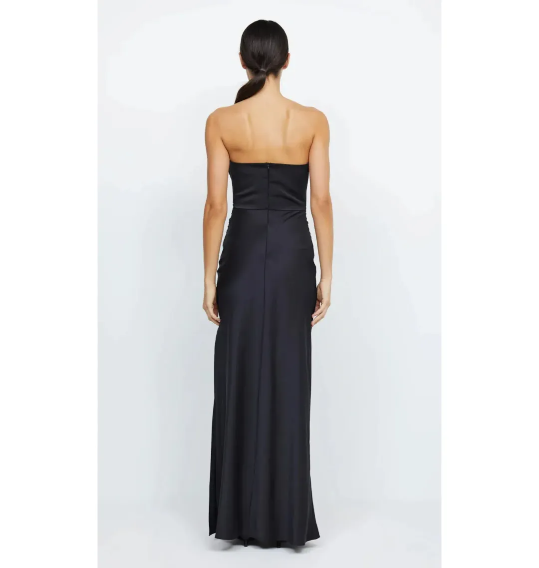 Bec & Bridge Eternity Strapless Maxi Dress Black Size AU 10 for rent on The Volte - main image