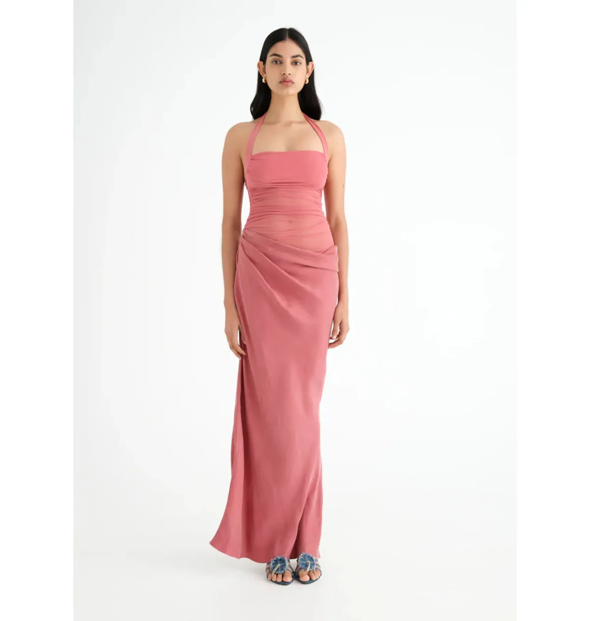 Benni Gina Maxi Dress Rose Size AU 8 - Image 1