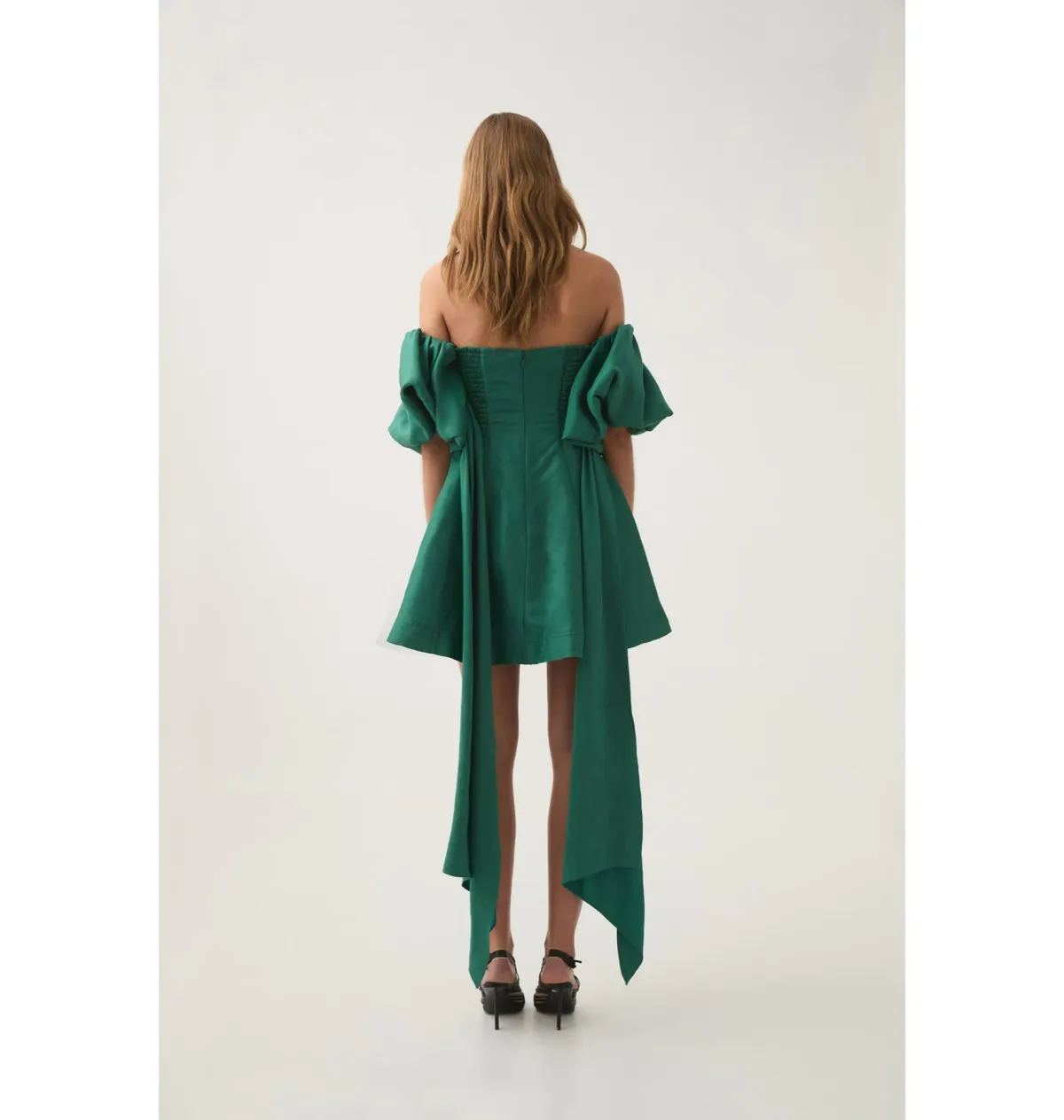 Aje Incarnation Mini Dress Emerald Size AU 8 - Image 3