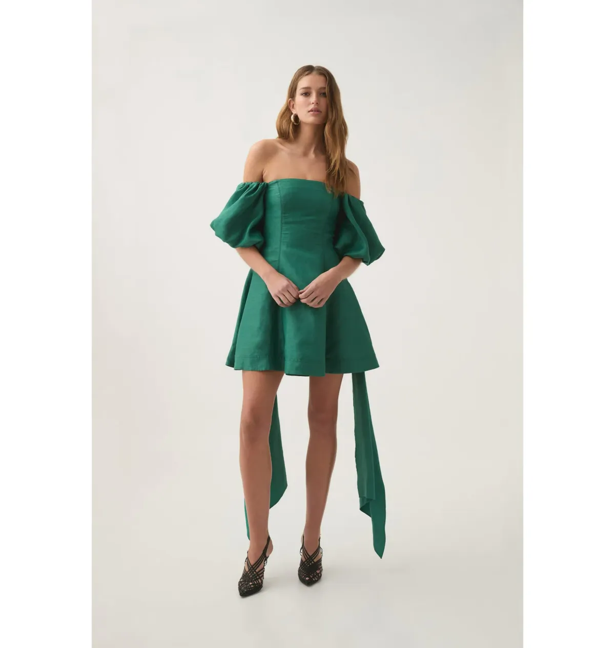 Aje Incarnation Mini Dress Emerald Size AU 8 - Image 1