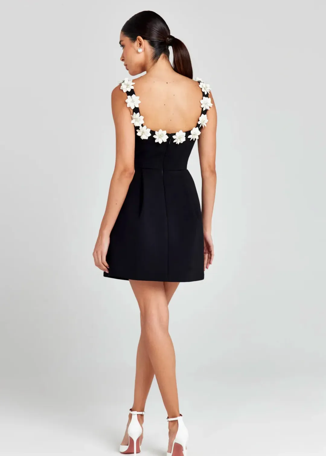Nadine Merabi Cindy Monochrome Dress Size XS/Au 6 for rent on The Volte - main image