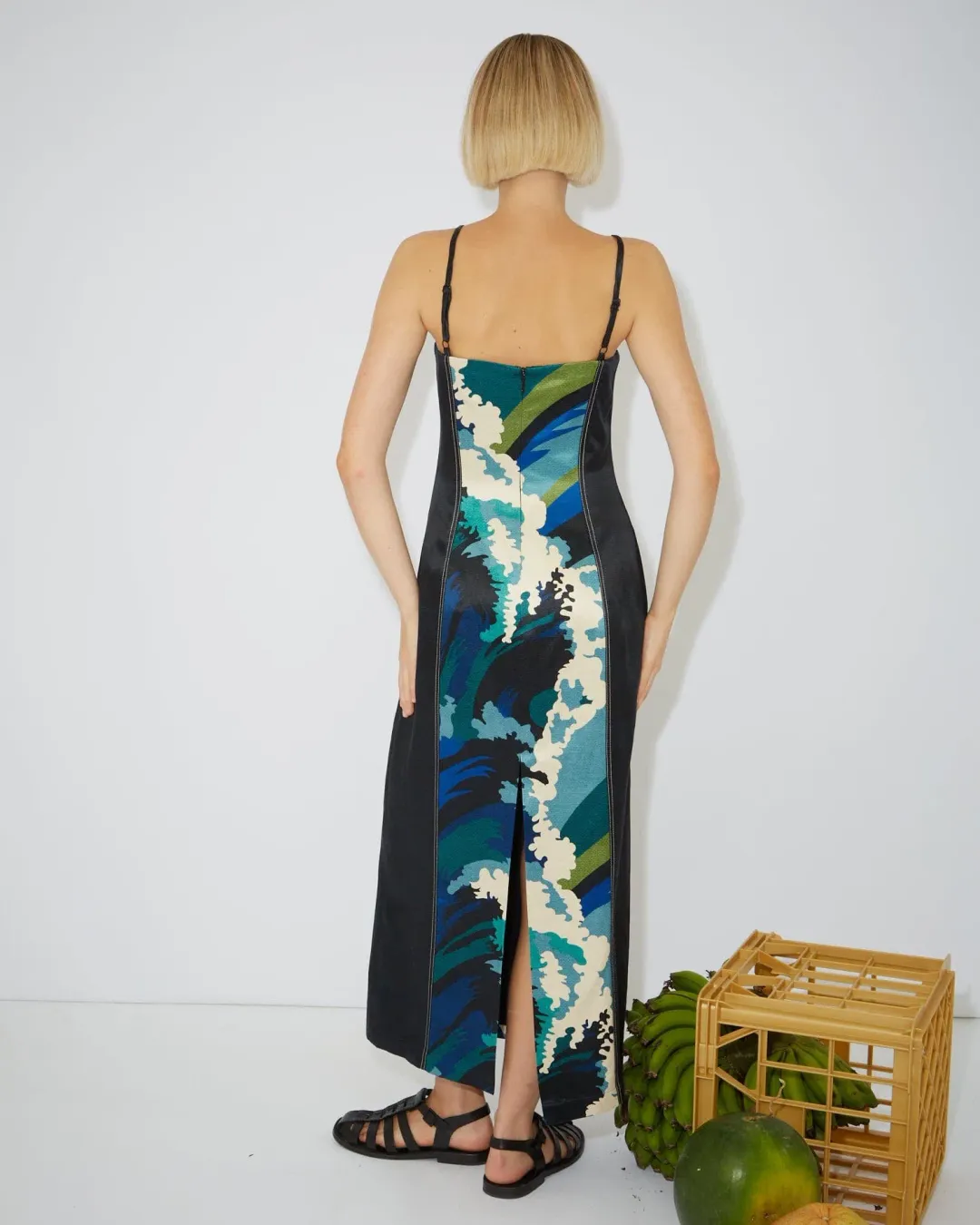 Alemais Wave Midi Dress Multi Size 8 for rent on The Volte - main image