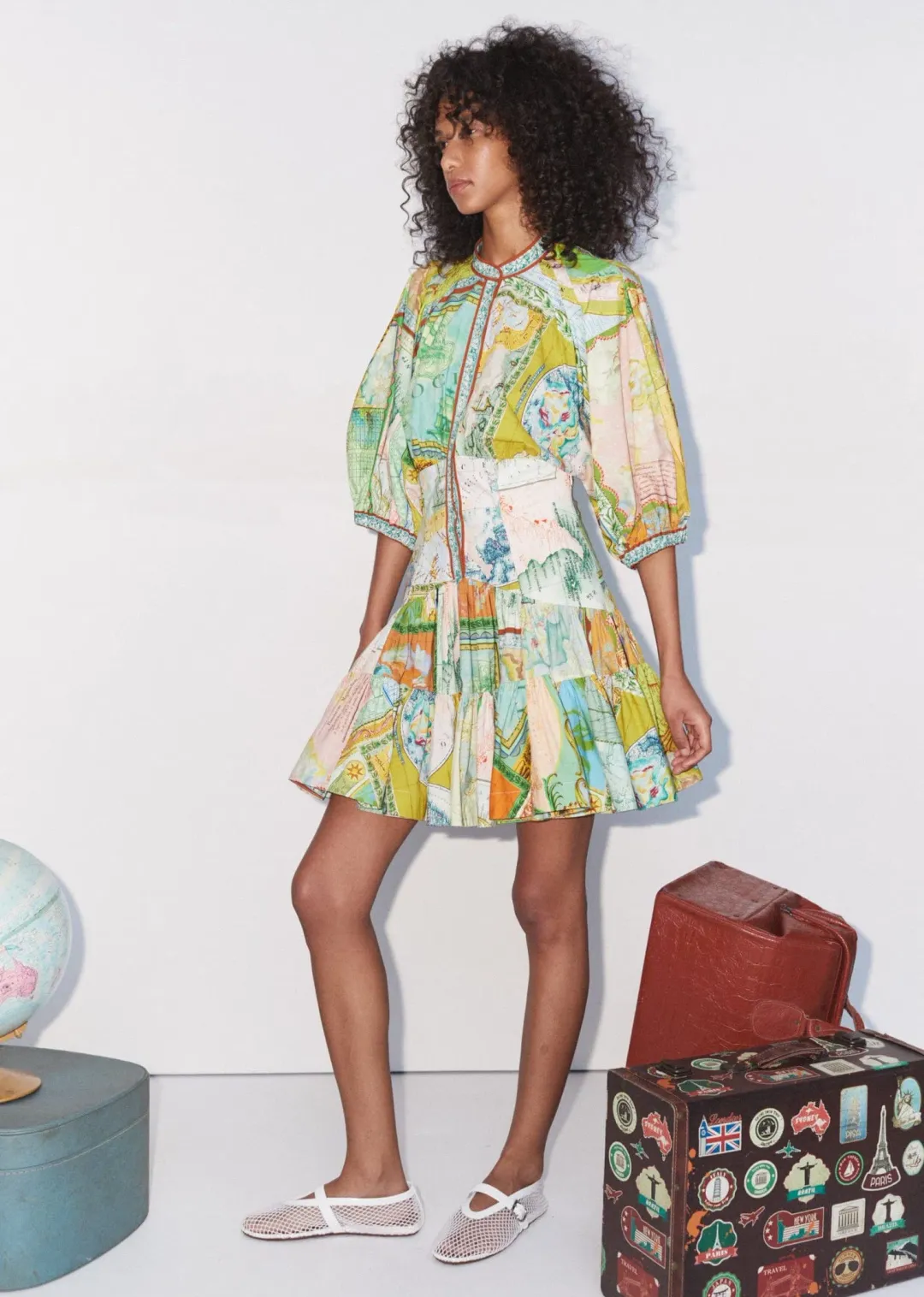 Alemais Atlas Mini Dress Multi Size 10 for rent on The Volte - main image