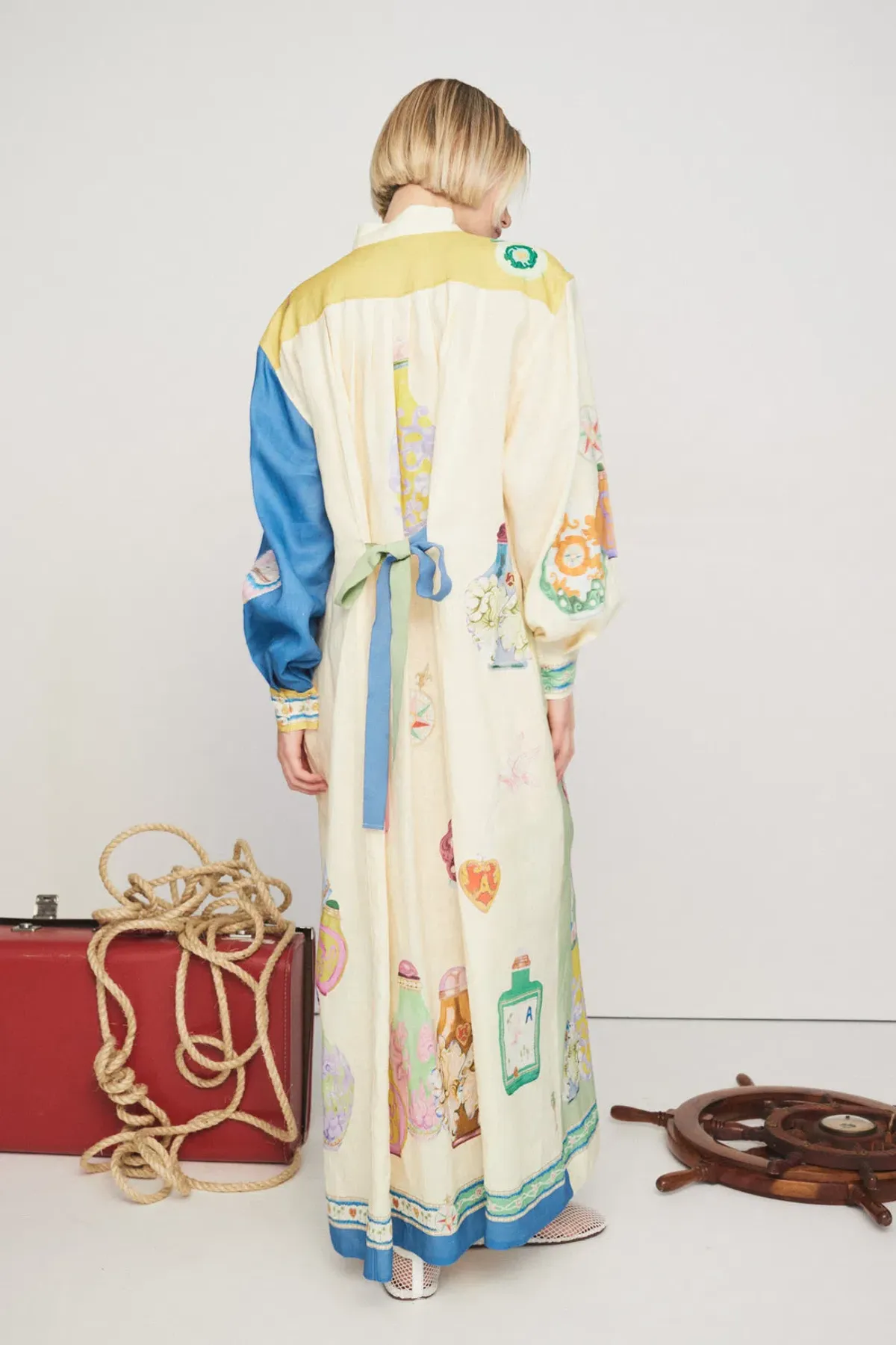 Alemais Elixir Shirtdress Print Size 8 - Image 3