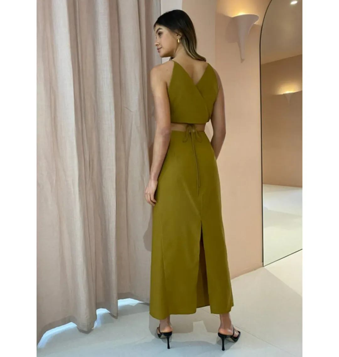 One Fell Swoop Cult Dress in Terra Nova Size AU 12 for rent on The Volte - main image