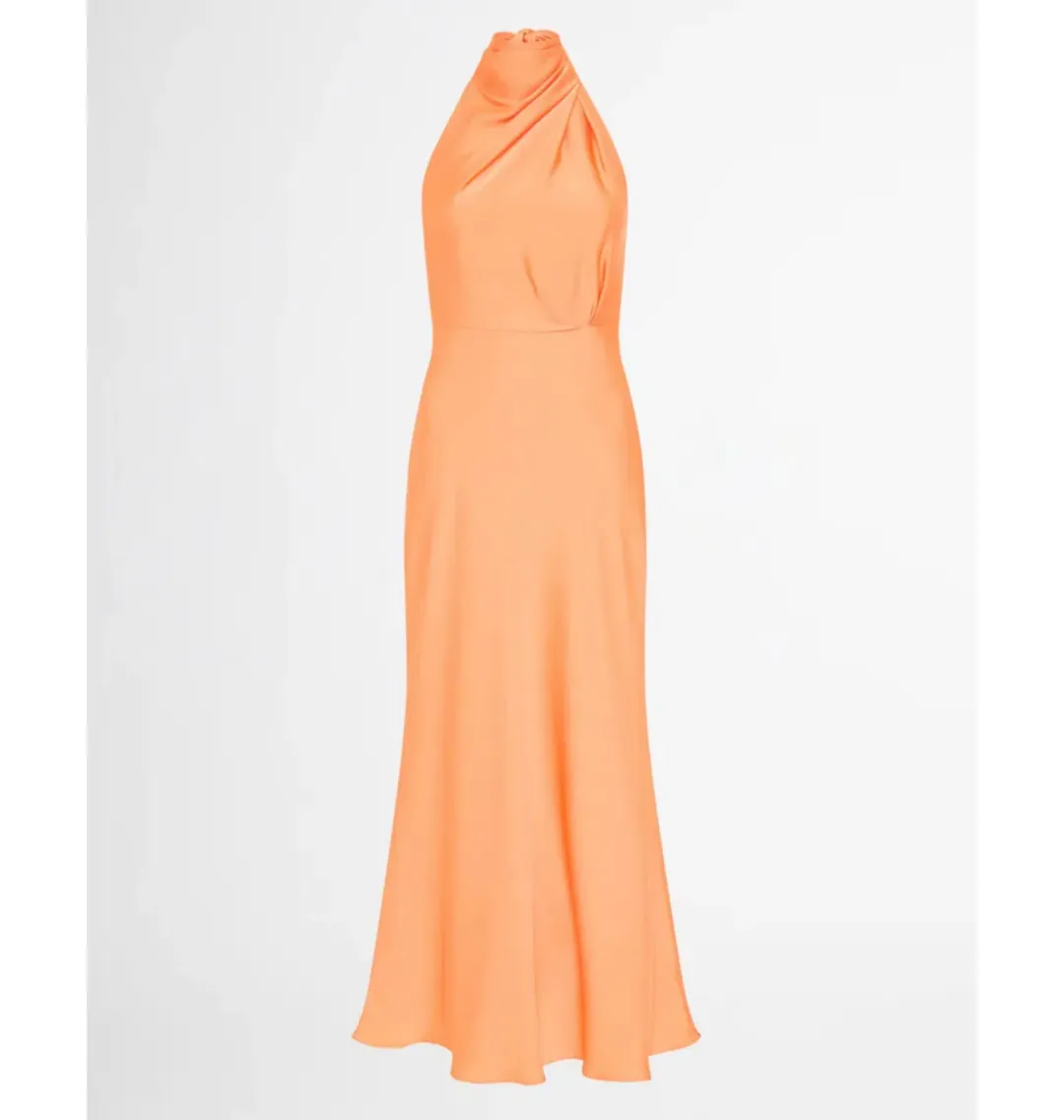 Sheike Jasmine Midi Dress Coral Size AU 6 for rent on The Volte - main image