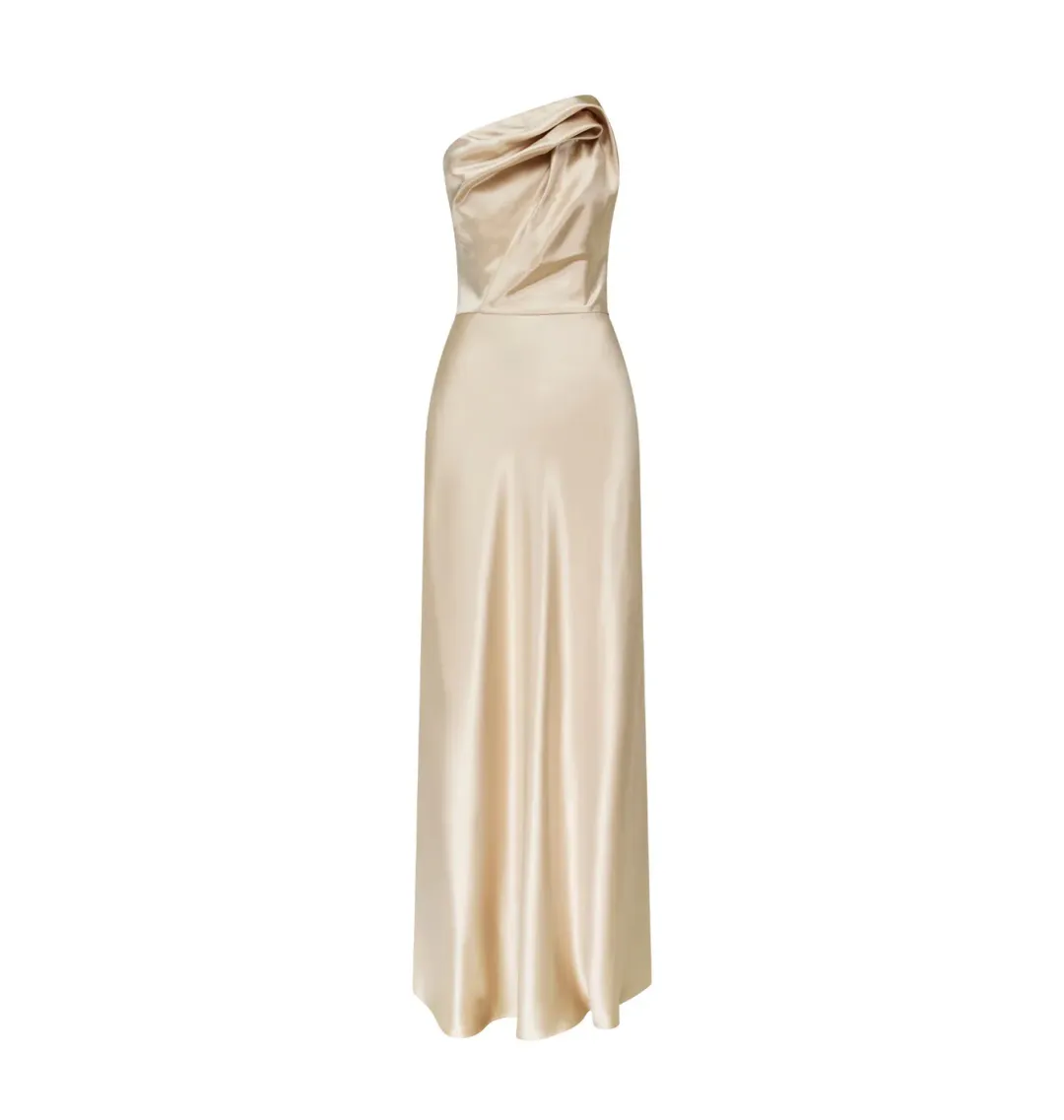 Manning Cartell Show Me Love Strapless Gown Champagne Size AU 10 for rent on The Volte - main image