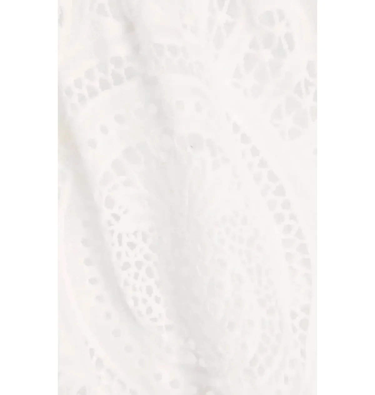 Zimmermann Cutout Broderie Anglaise Linen Mini Dress White Size 1 / AU 10 - Image 4