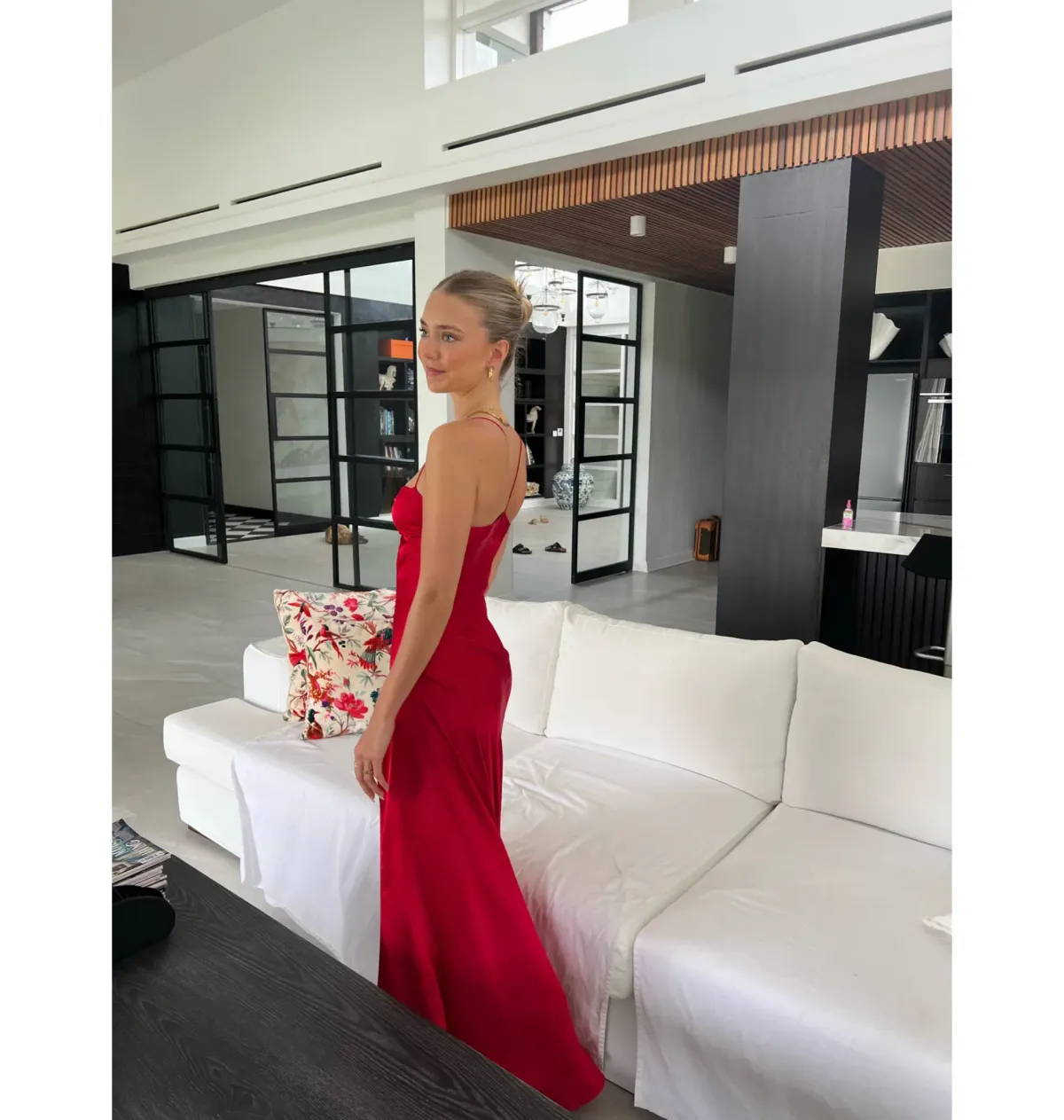 HNTR The Label Gaia Gown Wine Size S / AU 8 - Image 4