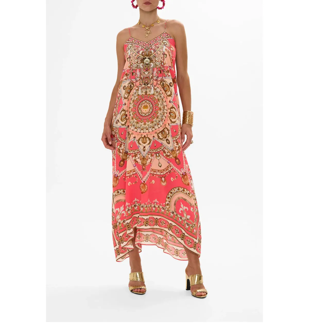 Camilla The Shell Games Shoestring Strap Kaftan Print One Size - Image 5