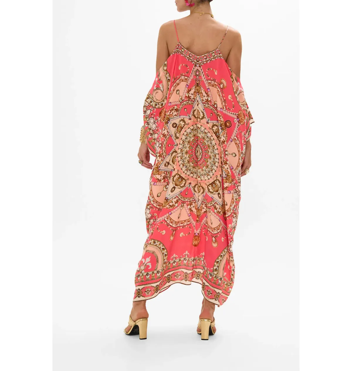 Camilla The Shell Games Shoestring Strap Kaftan Print One Size - Image 6