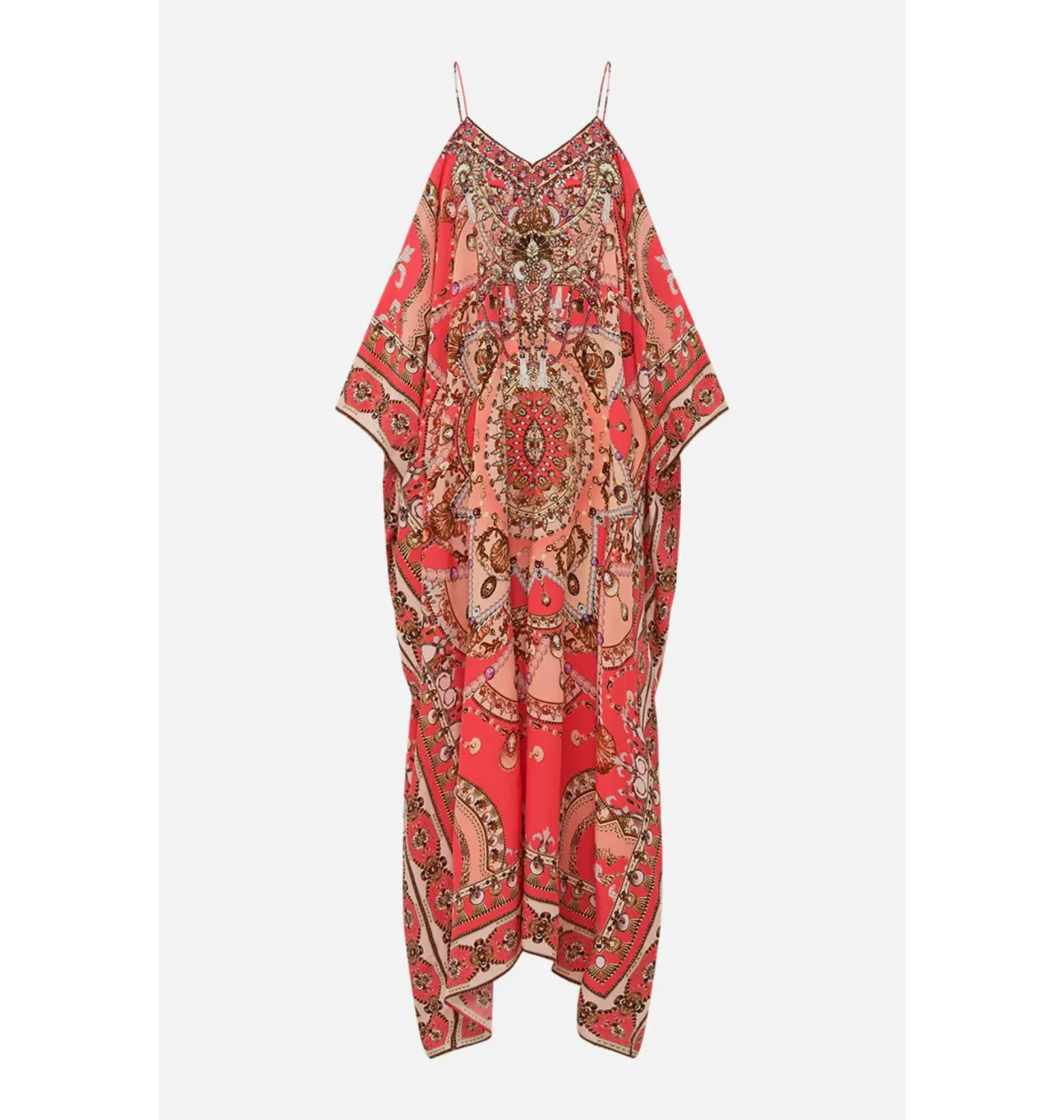 Camilla The Shell Games Shoestring Strap Kaftan Print One Size - Image 7