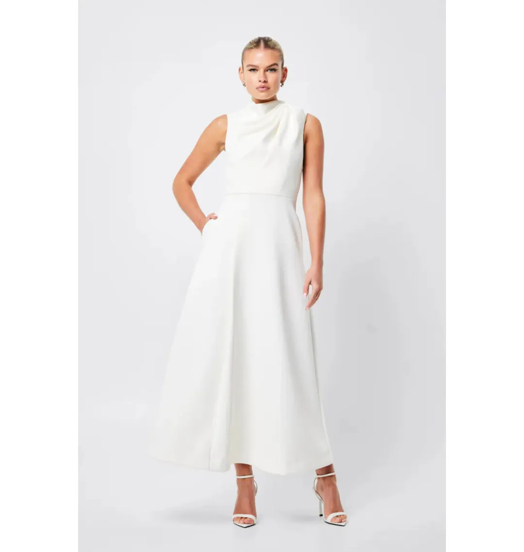 Mossman Cosmic Dress White Size AU 16 for rent on The Volte - main image
