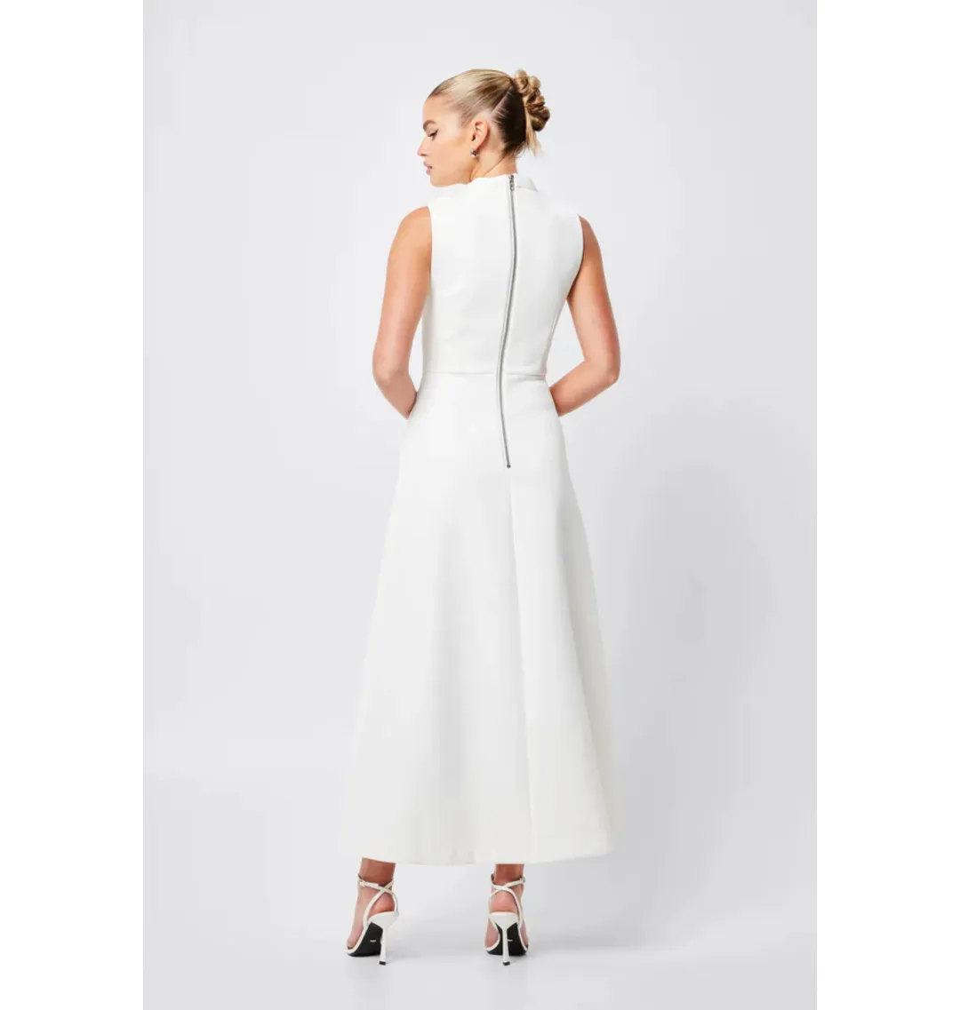 Mossman Cosmic Dress White Size AU 16 for rent on The Volte - main image