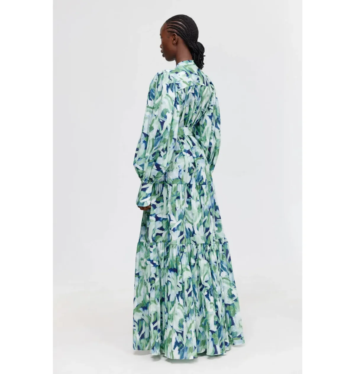 Acler Matthew Maxi Dress in Fresco Garden Size AU 16 - Image 3