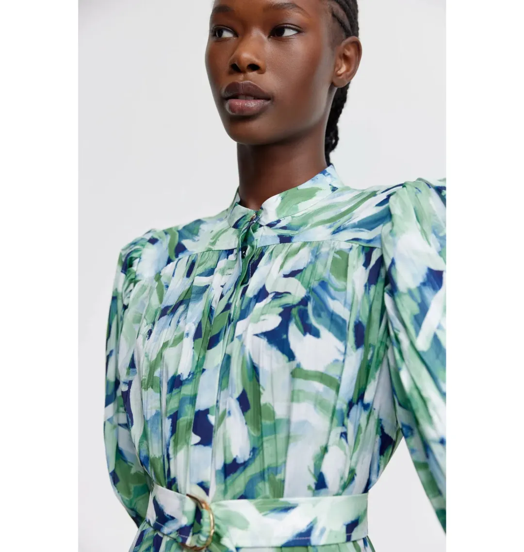 Acler Matthew Maxi Dress in Fresco Garden Size AU 16 for rent on The Volte - main image