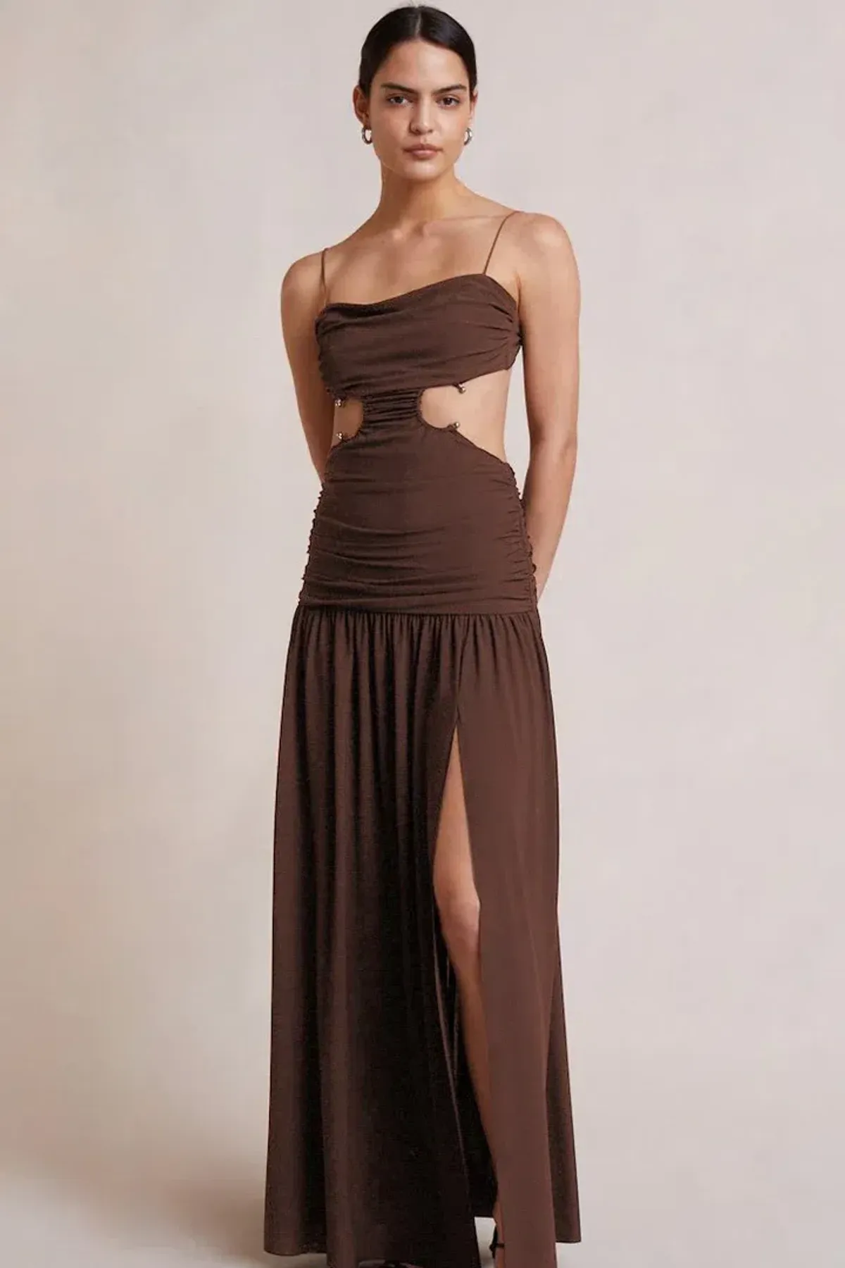  Bec & Bridge Minx Midi Dress Copper Size 10 - Image 1