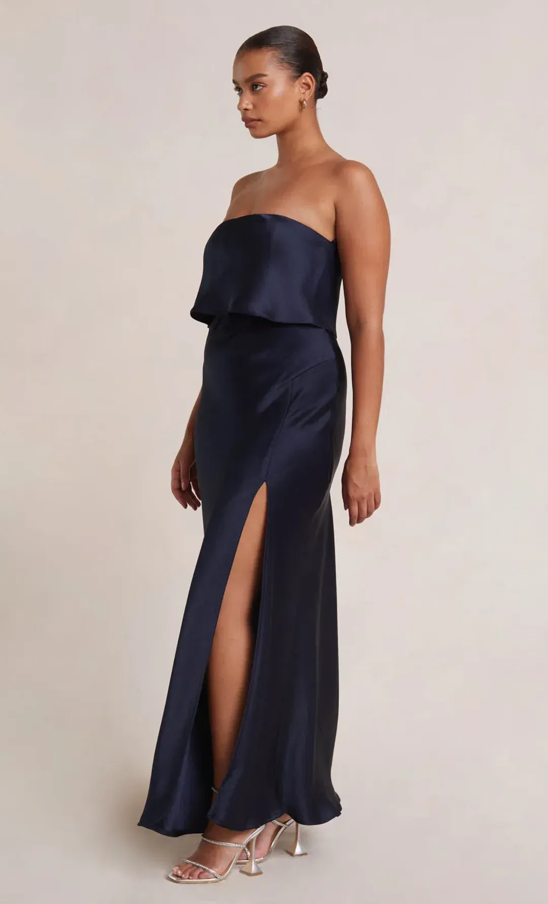 Bec & Bridge The Dreamer Overlay Dress Navy Size 12 for rent on The Volte - main image