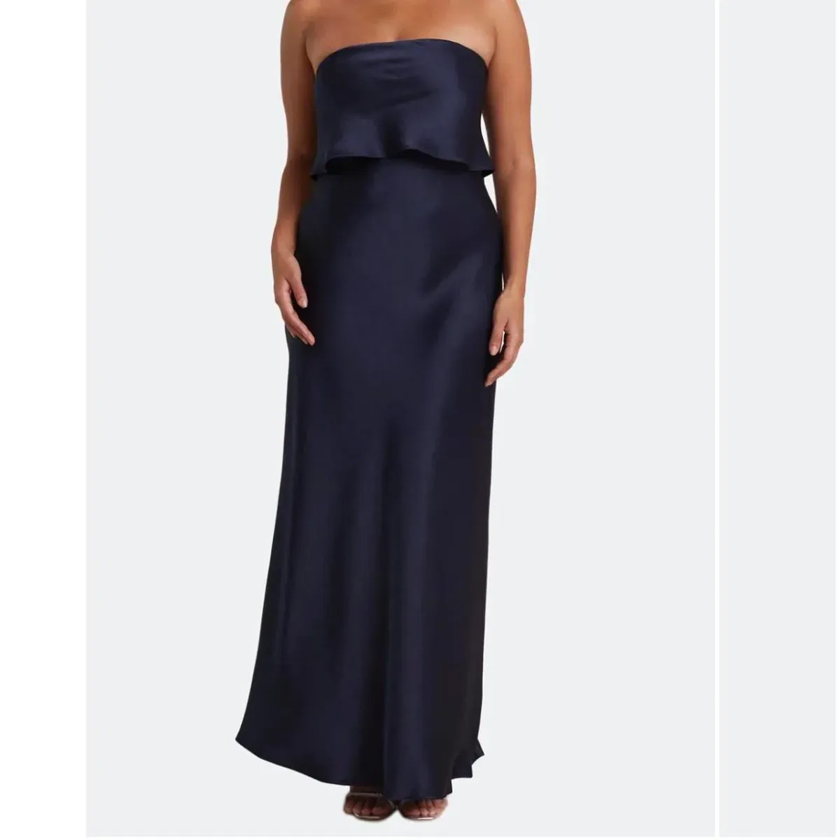 Bec & Bridge The Dreamer Overlay Dress Navy Size 12 - Image 3