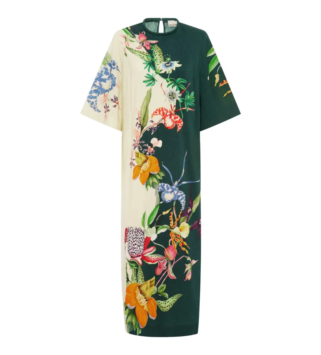Alemais Aggie Midi Dress Multi/Floral Size 16 for rent on The Volte - main image