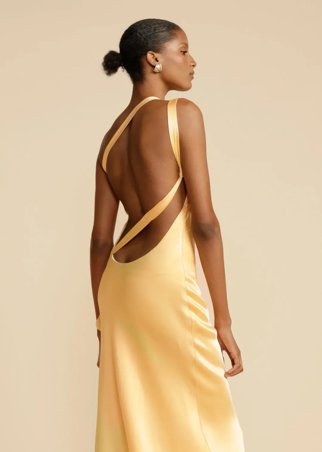 Arcina Ori Monique Dress in Yellow Size S / AU 8 for rent on The Volte - main image