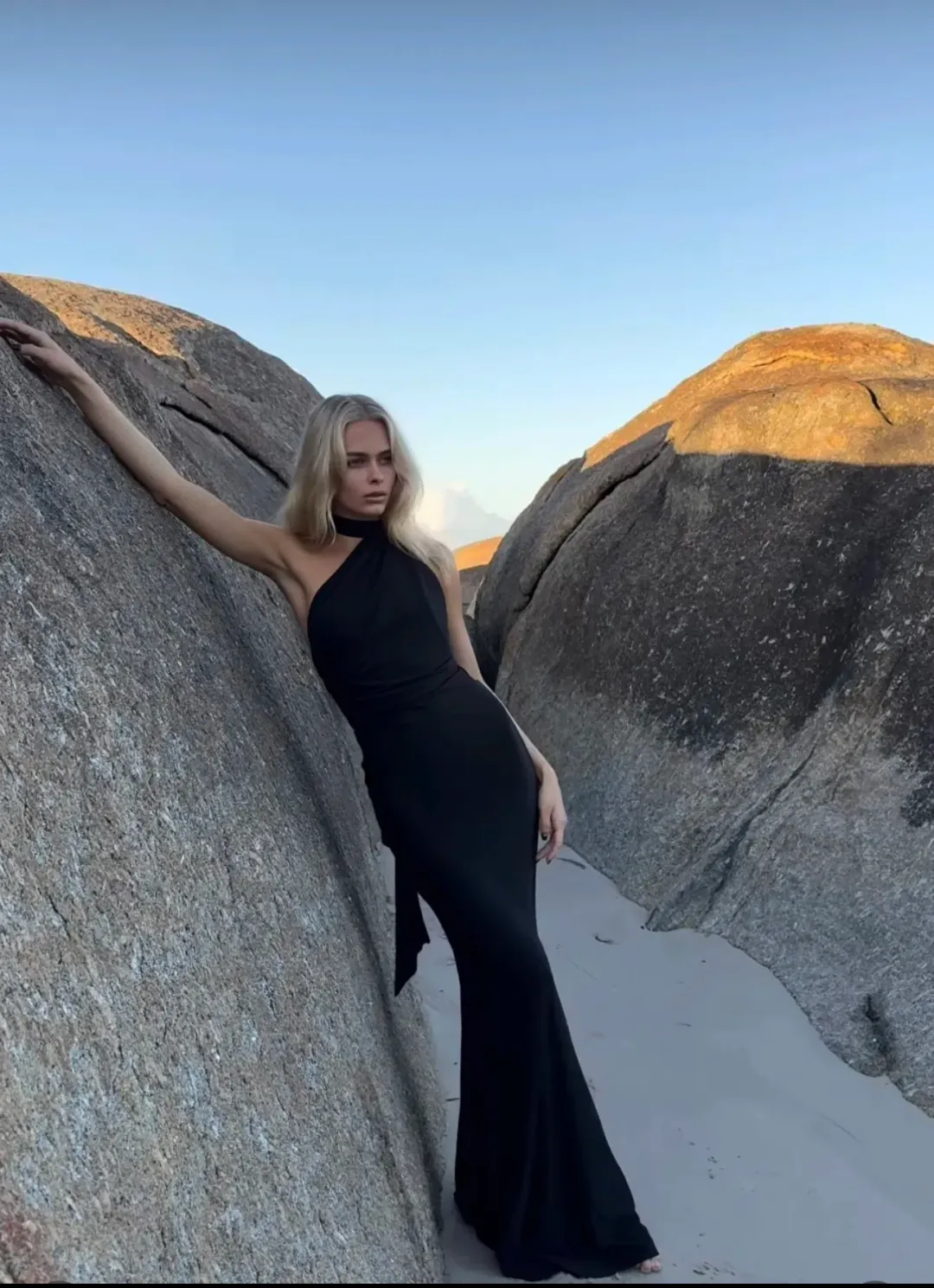 Natalie Rolt Fabienne Gown Black Size 1 / AU 8 for rent on The Volte - main image