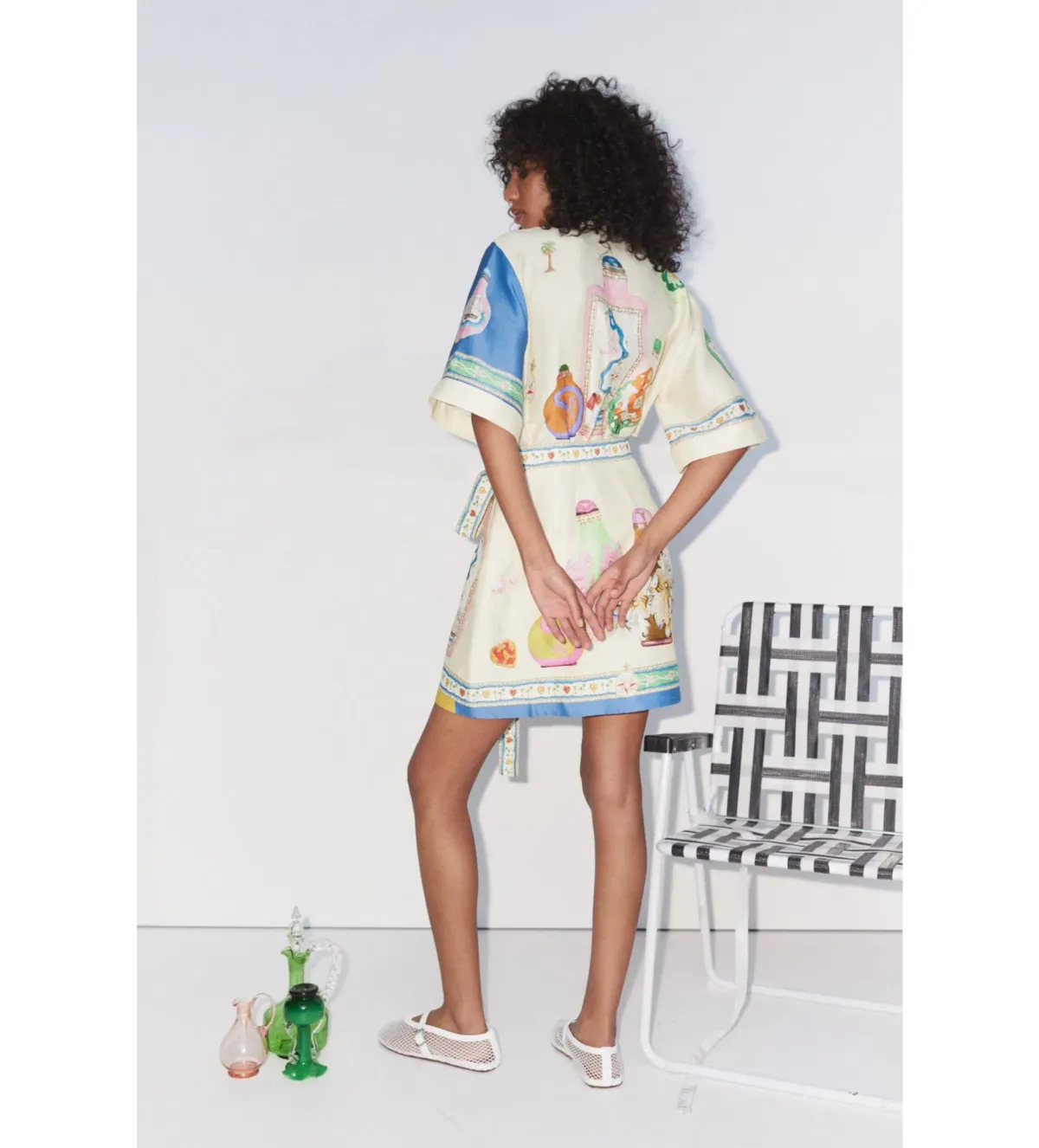 Alemais Elixir Mini Dress Print Size 14 - Image 2