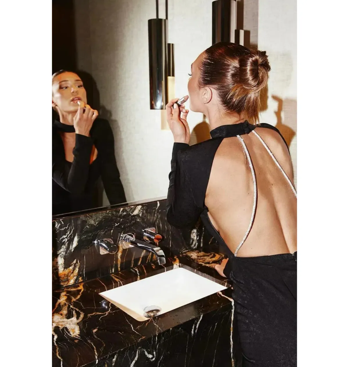 Bianca & Bridgett Mackenzie Backless Dress Black Size AU 6 - Image 7