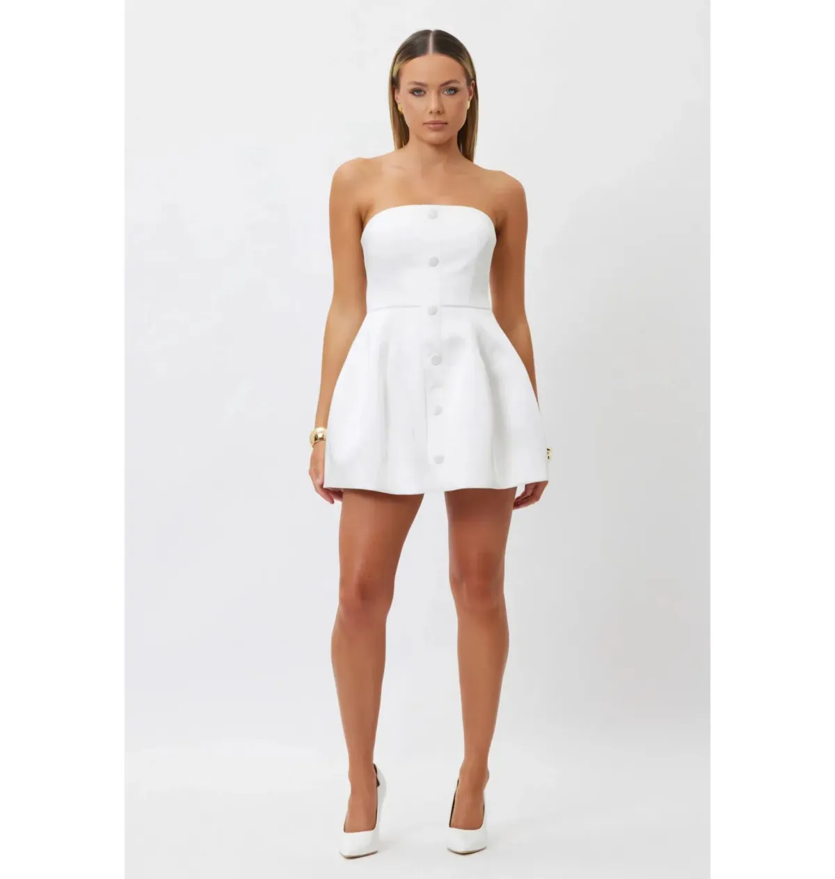 Bianca & Bridgett Mila Dress White Size AU 6 - Image 1