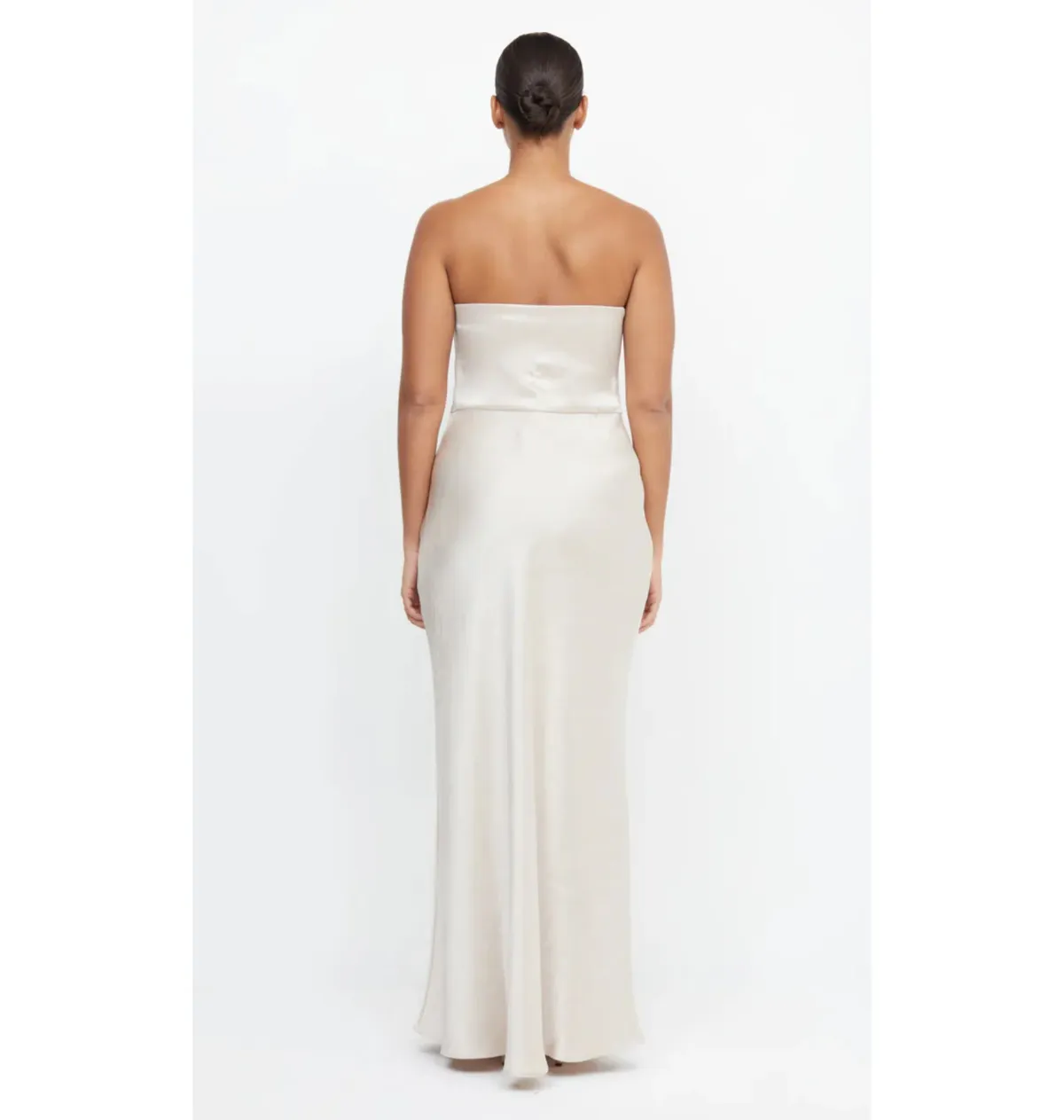 Bec & Bridge The Dreamer Strapless Dress Champagne Size AU 6 - Image 2