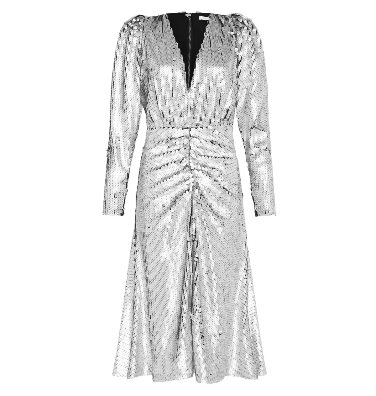 Rachel Gilbert Leopold Dress Silver Size 2 / AU 10 - Image 5