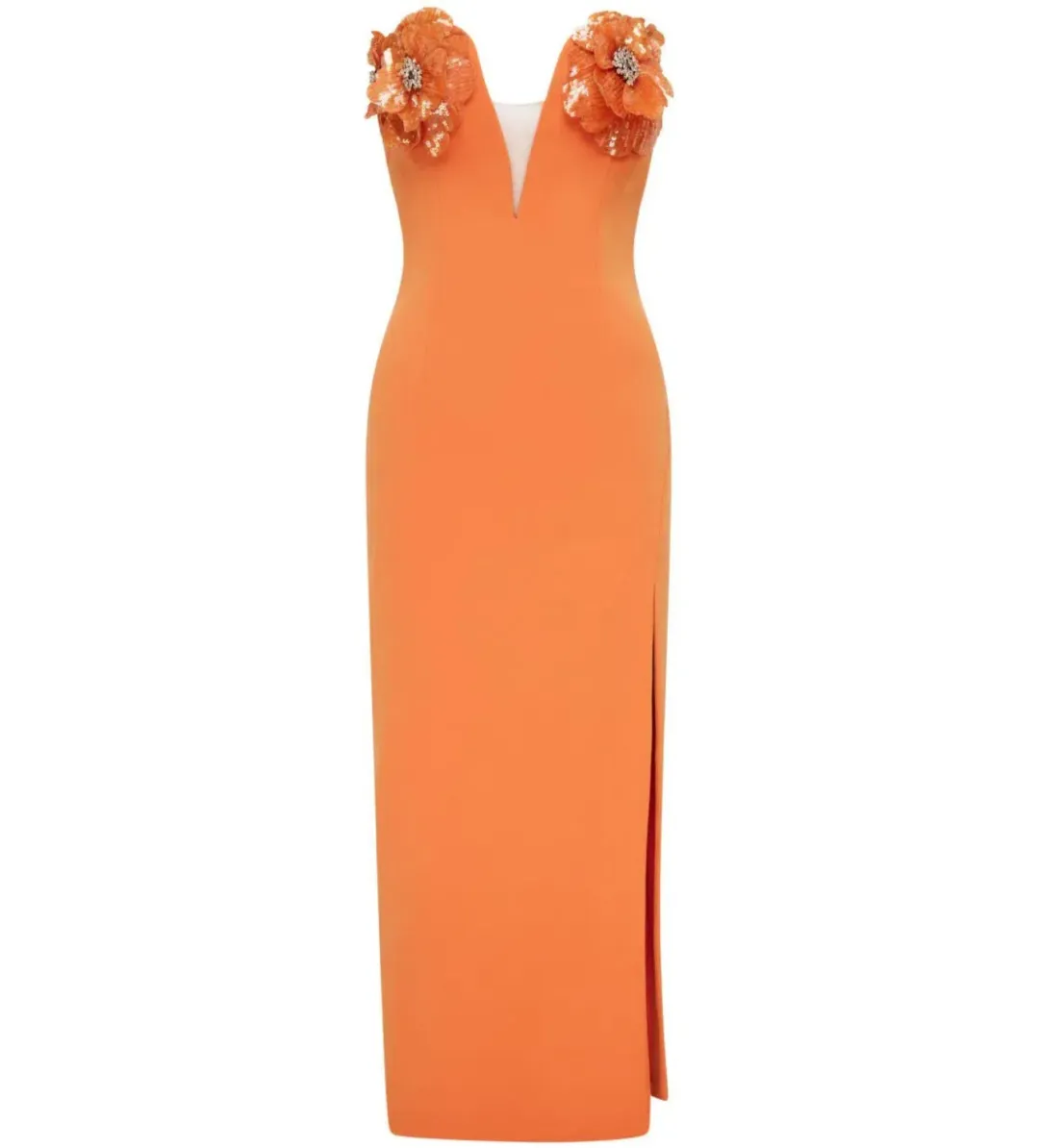 Rachel Gilbert  Bowie Dress Orange Size 10  for rent on The Volte - main image